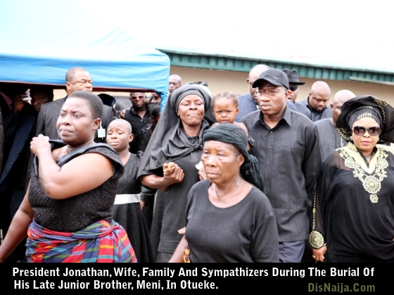 President Jonathan's Younger Brother Put To Eternal Rest